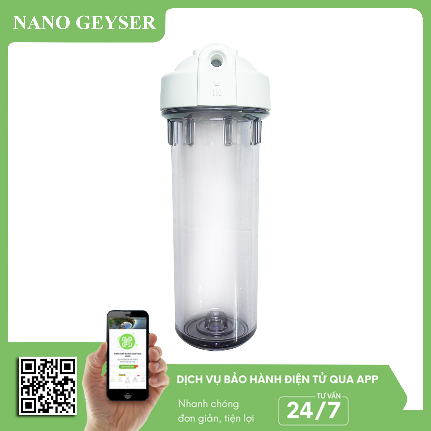 Cốc 10 inch trong ren 21