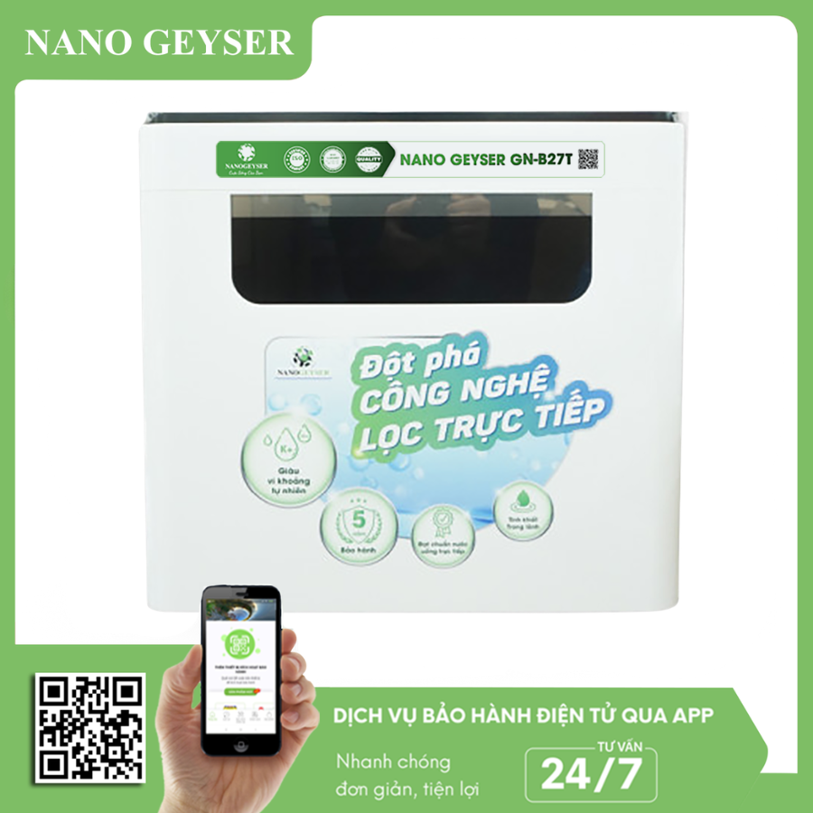 Máy lọc nước Nano Geyser GN-B27T