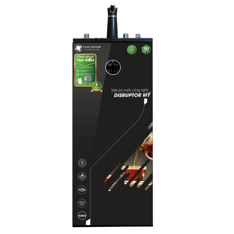 Máy lọc nước Nano Geyser Nóng - Lạnh - Nguội RO 10 cấp lọc GRTA-K37D